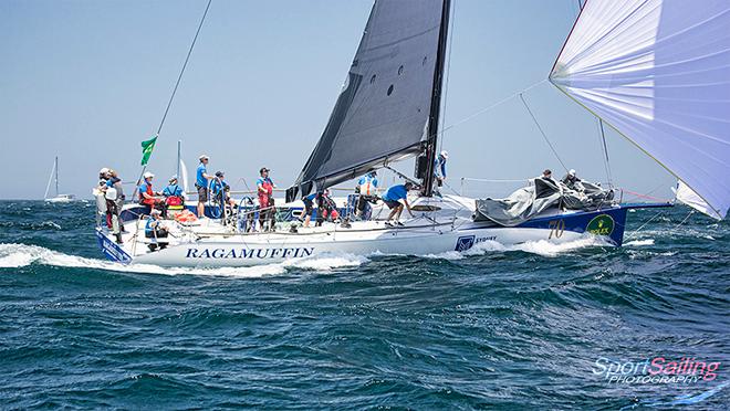 Ragamuffin is one of the boats inside the village of TPs - 2016 Rolex Sydney Hobart Yacht Race © Beth Morley - Sport Sailing Photography http://www.sportsailingphotography.com